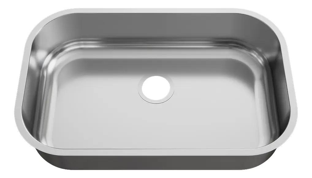 Cuba Inox Gourmet N2 56x35x17 Alto Brilho Ghelplus Cor Cinza