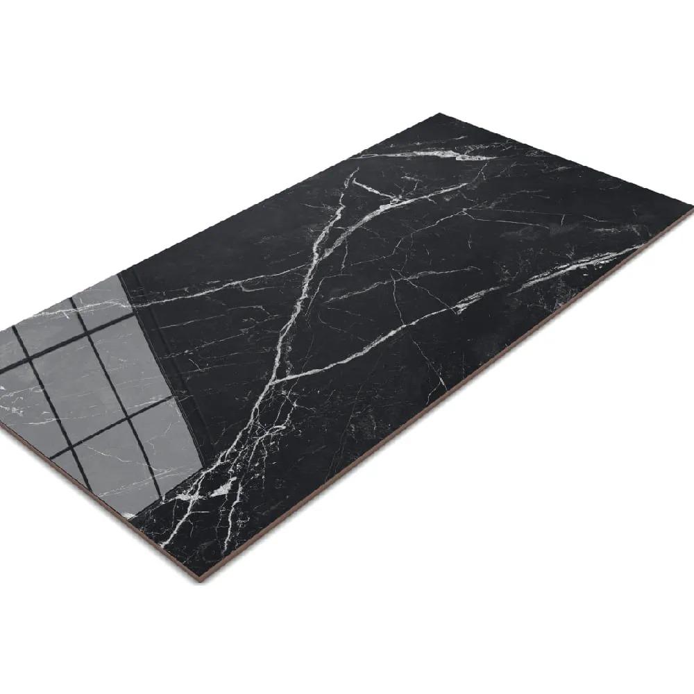 Piso Gran Polar Black Polido 60x120cm Caixa com 2,16m² FORMIGRES